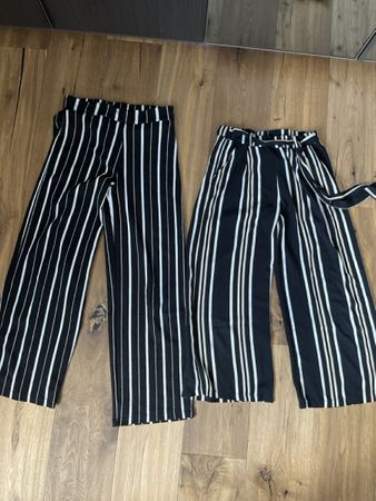 2 Hosen gestreift Marke zebra S und MUDO Collection M