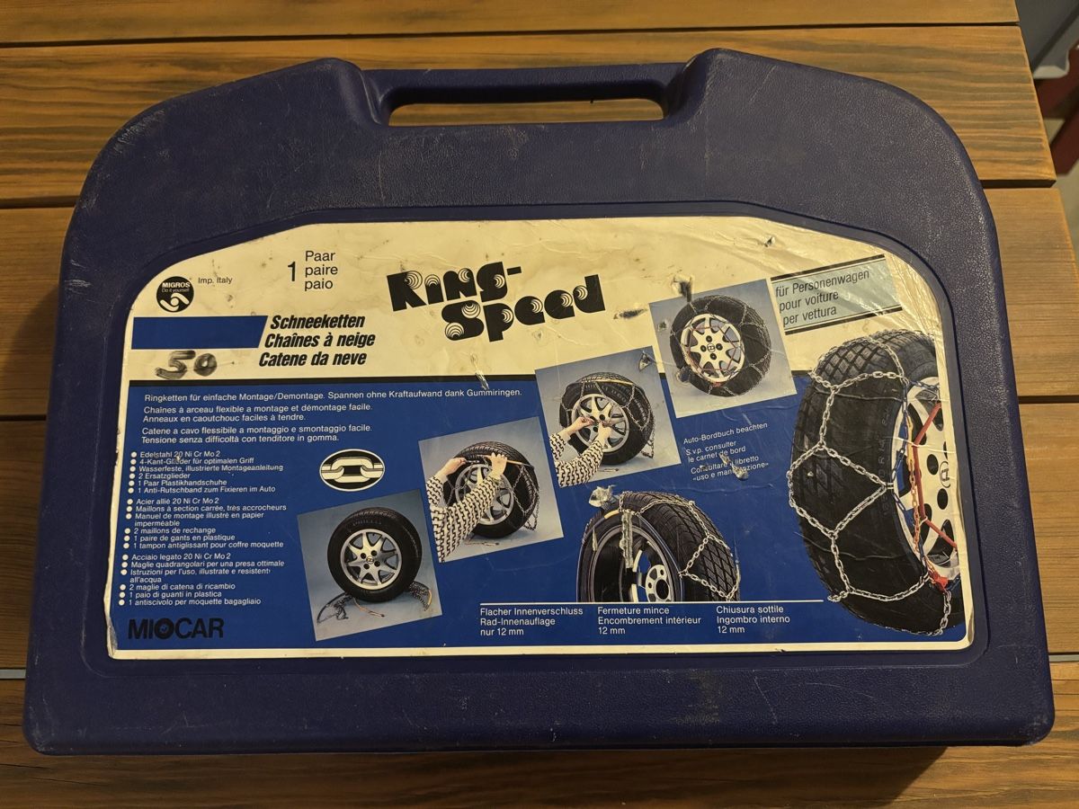 Catene da neve: Ring-Speed Schneeketten SO 50 – Usato da Frauenkappelen venduto da Anneli58