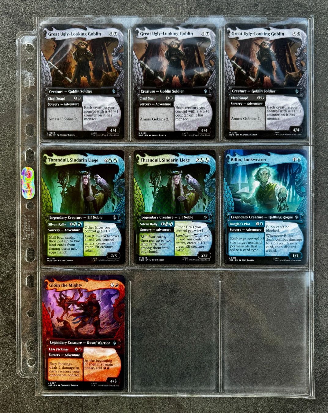 Magic The Gathering Carte collezionabili: The Hobbit Dragonframe Uncommons 7stk – Nuovo (secondo la descrizione) da Rechthalten venduto da hosme_be