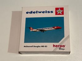 Herpa Edelweiss McDonnell Douglas MD-83 1:500