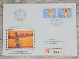 CL01 Enveloppe + Timbre Suisse 1983