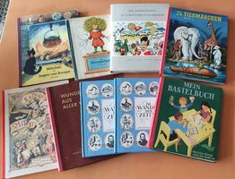 9 alte Kinder und Sammelbücher