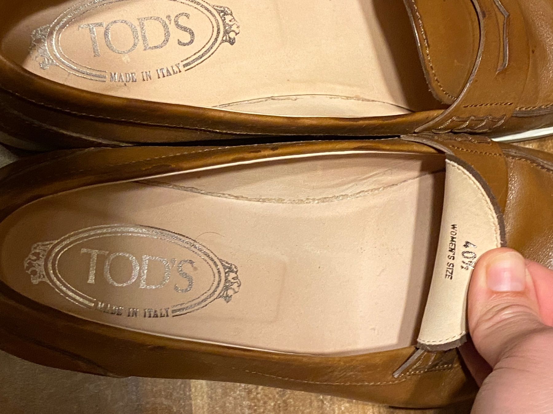 Tod'S Scarpe da donna: Tod's Loafers brown leather size 40.5 – Usato da Schlatt TG venduto da NataJan 4