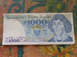 POLOGNE  1000  Zlotych  Billet