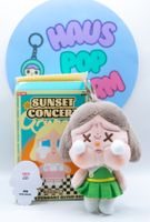 POP MART Crybaby Sunset Concert Plush Pendant DIM GREEN
