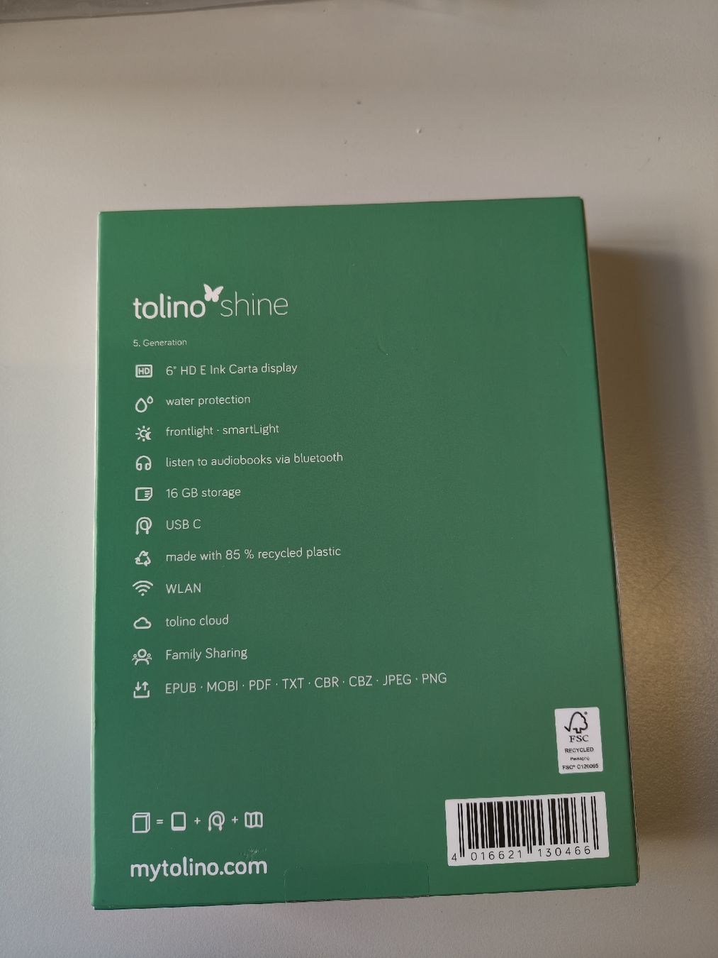Tolino Tablet PC: Tolino Shine 5. Generation - Originalverpackt – Nuovo e nell'imballaggio originale da Au ZH venduto da Gianhaller2003 1