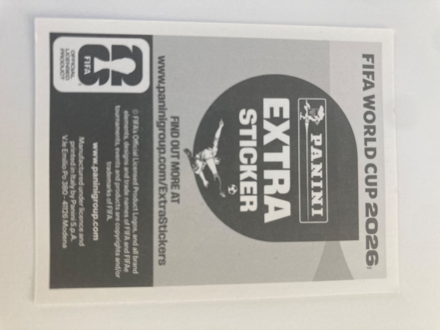 Panini Cartes à collectionner: Panini Fifa 2026 extra sticker – D'occasion à Olten par chr1gl 1