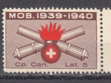 Alle Briefmarken: Artillerie Wi 55 postfrisch – Gebraucht aus Bürglen TG von StampGraf