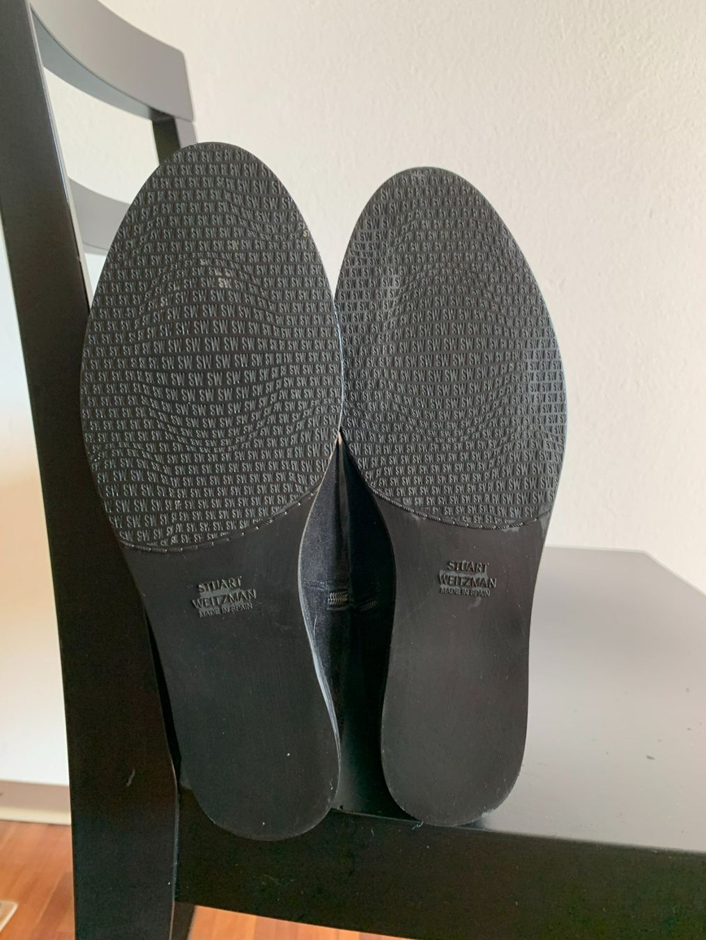 Stuart Weitzman Damenschuhe: STUART WEITZMAN: Edler schwarzer Overknee-Stiefel, 37,5 – Neu (gemäss Beschreibung) aus Luzern von designluzern 4