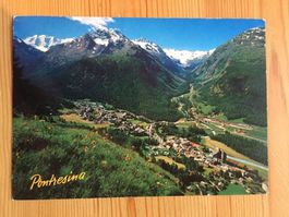 Pontresina mit Piz Palü - AK 1988
