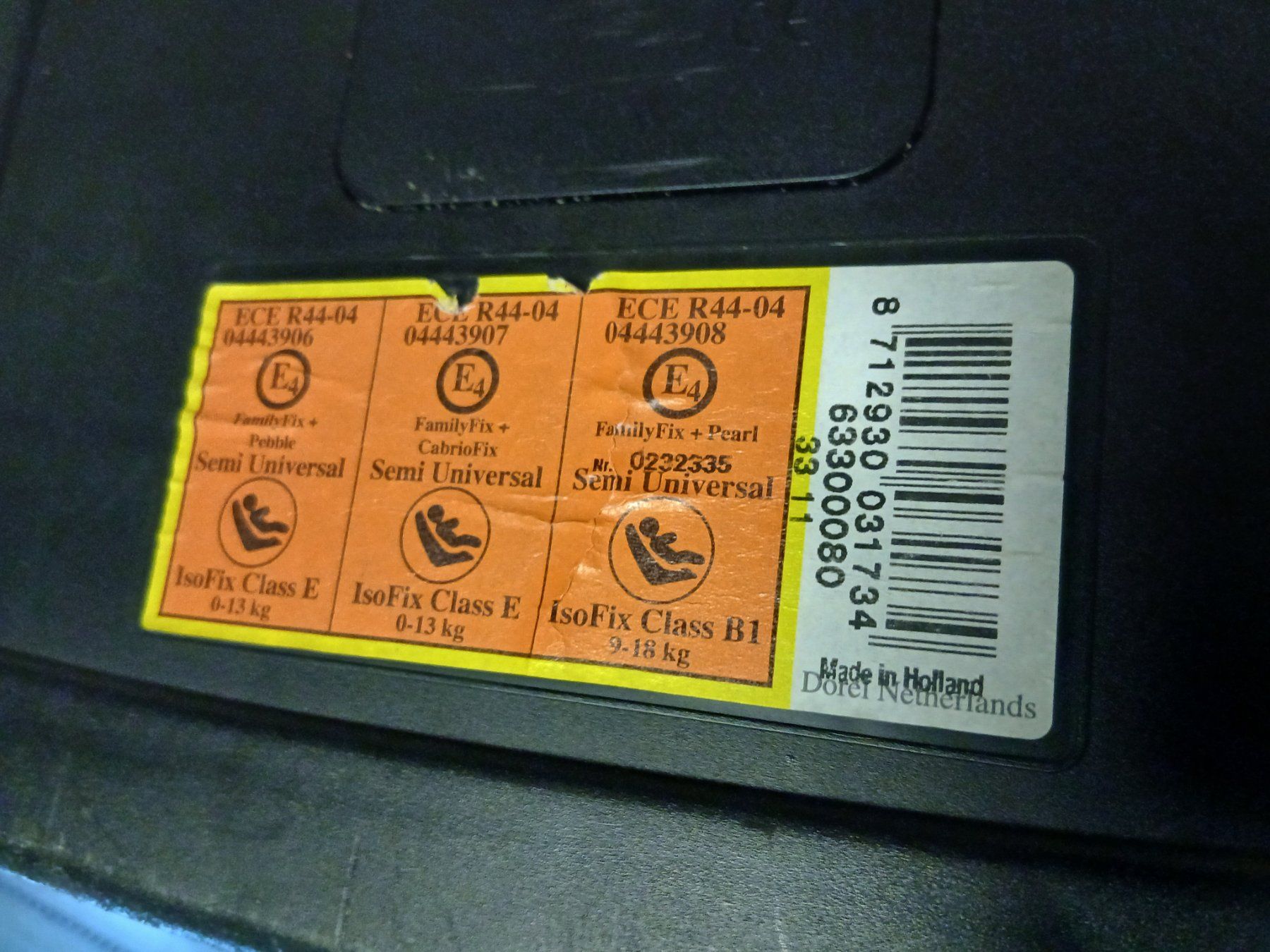 Maxi-Cosi Seggiolini per auto: Maxi Cosi FamilyFix – Usato da Effretikon venduto da cooyaso 2