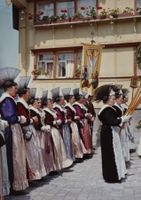 Foto H. Leu, St. Gallen, Appenzell, Fronleichnam, Trachten