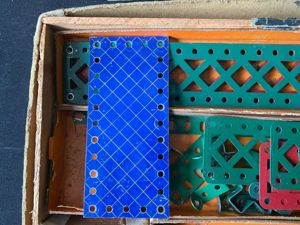 Alter Meccano Baukasten Metallbaukasten Ergänzungskasten 3a (Gebraucht ...