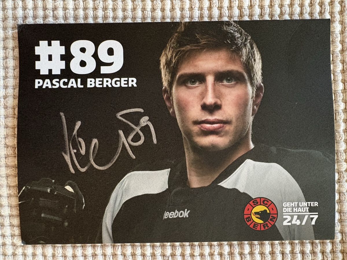 Autogramme: AK Autogramm von SCBern / Pascal Berger – Gebraucht aus Rümlang von Kartenpost1