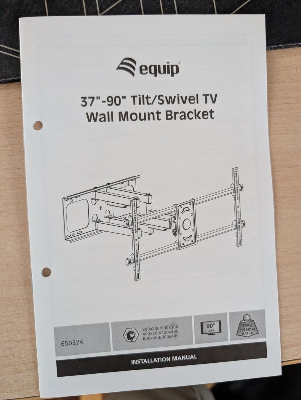 Supporti a parete: equip TV Wall Mount Bracket – Usato da Ehrendingen venduto da sam_7brb 4