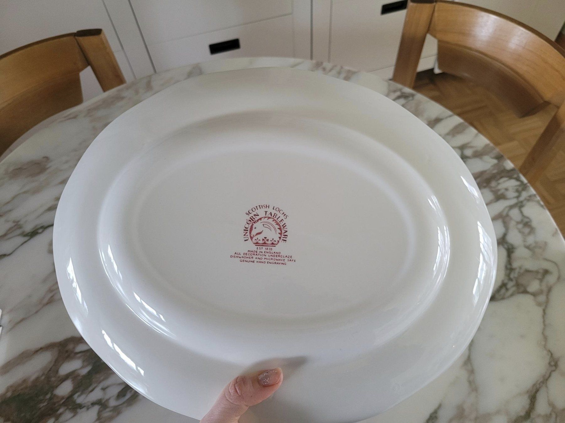 Piatti di portata: Servierteller von SCOTTISH LOCHS UNICORN TABLEWARE – Usato da Zürich venduto da HelloSunshine8048 7
