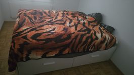Bett mit 4 Schubladen - Grösse 160x200 cm, guter Zustand.