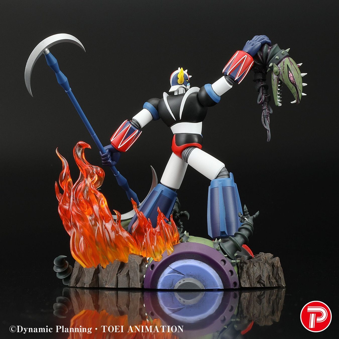 Statuette: Grendizer Scene Selection 01 Grendizer a cry of Victory 14cm – Nuovo e nell'imballaggio originale da St-Imier venduto da ATTAKSHOP 5