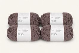 Sandnes Garn– Duo Farbe 3871 espresso 4x