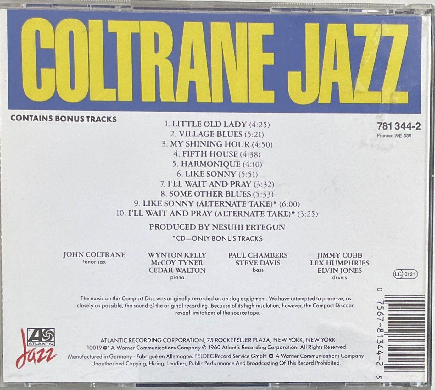 CDs: John Coltrane - Jazz – Gebraucht aus Savagnier von Ne2065 1
