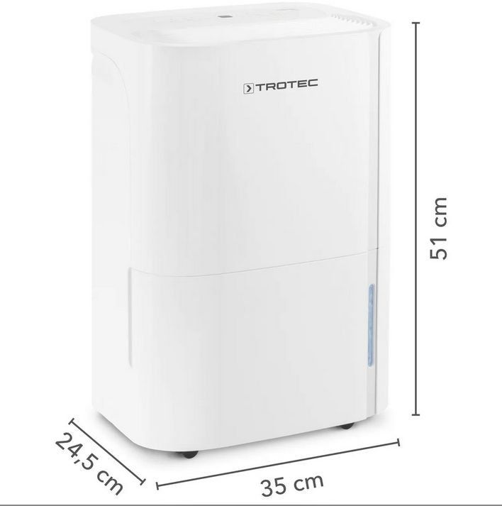Trotec Deumidificatori: rotec TTK54E Luftentfeuchter - T1120000044 – Nuovo e nell'imballaggio originale da Opfikon venduto da Luftibus-total-shop 1