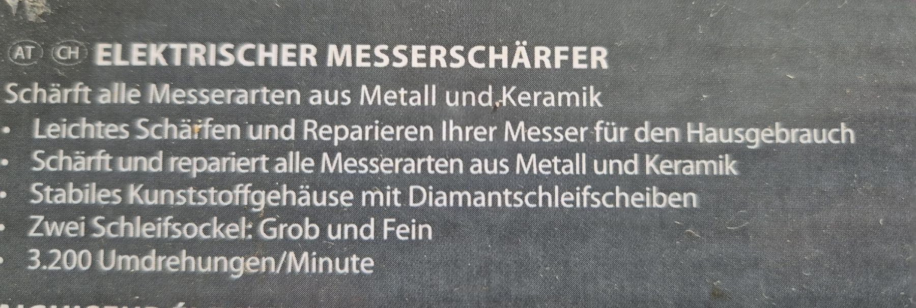 Küchenmesser: Elektrischer Messerschärfer – Neu (gemäss Beschreibung) aus Vilters von Fleiflomi 2