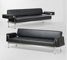 Designer Sofa Leder vintage Giorgio Decursu TAXI