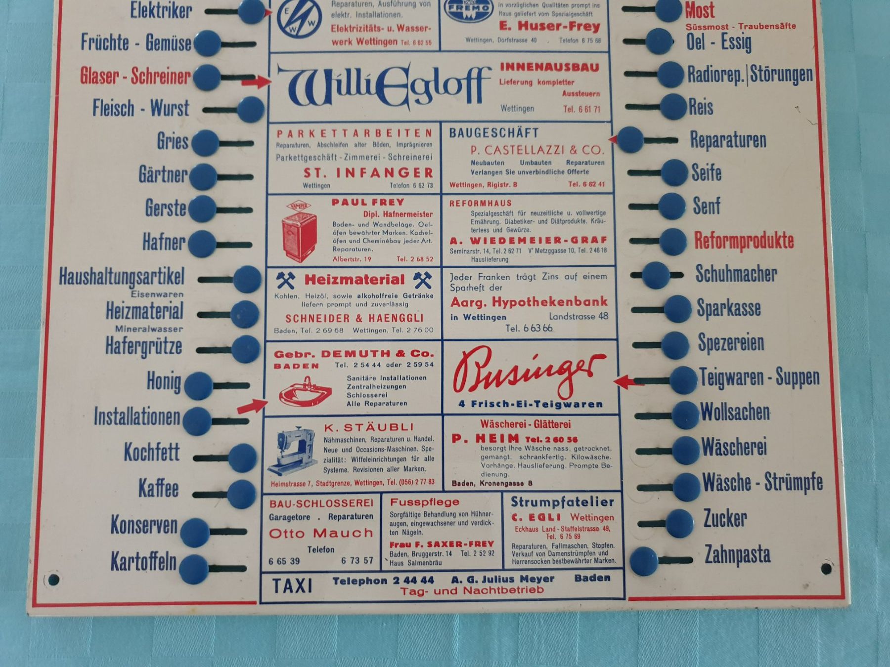 Schilder: Werbung Blech Schild – Gebraucht aus Mörschwil von spirspi 6