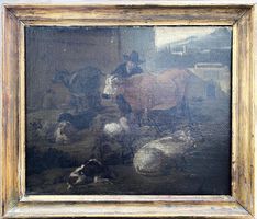 Jacob van der Does (1623 - 1673) Oelbild auf Leinwand