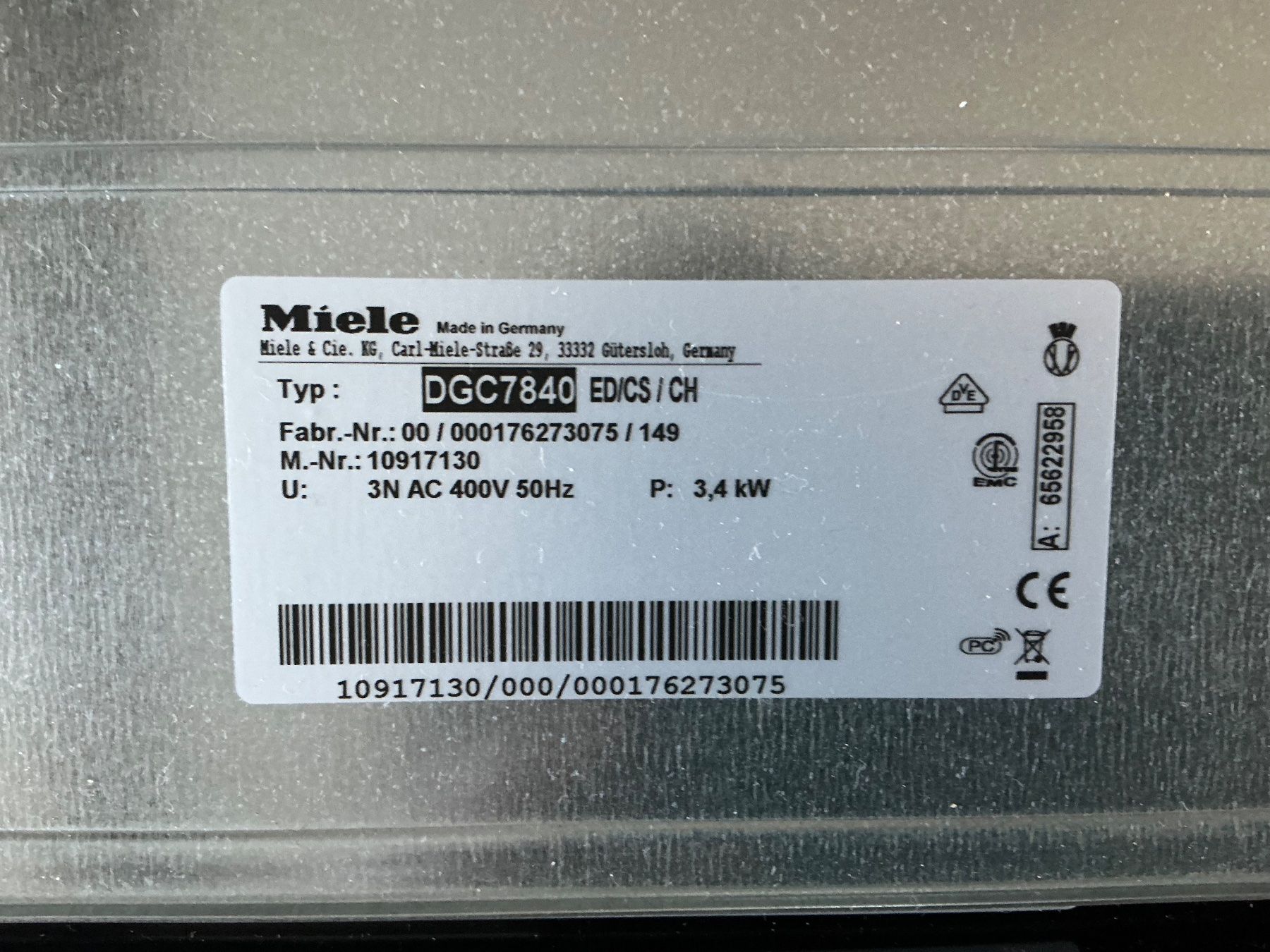 Miele Forni: Miele Dampgarer DGC7840-60 ed – Nuovo (secondo la descrizione) da Steckborn venduto da nad_m2mb 1
