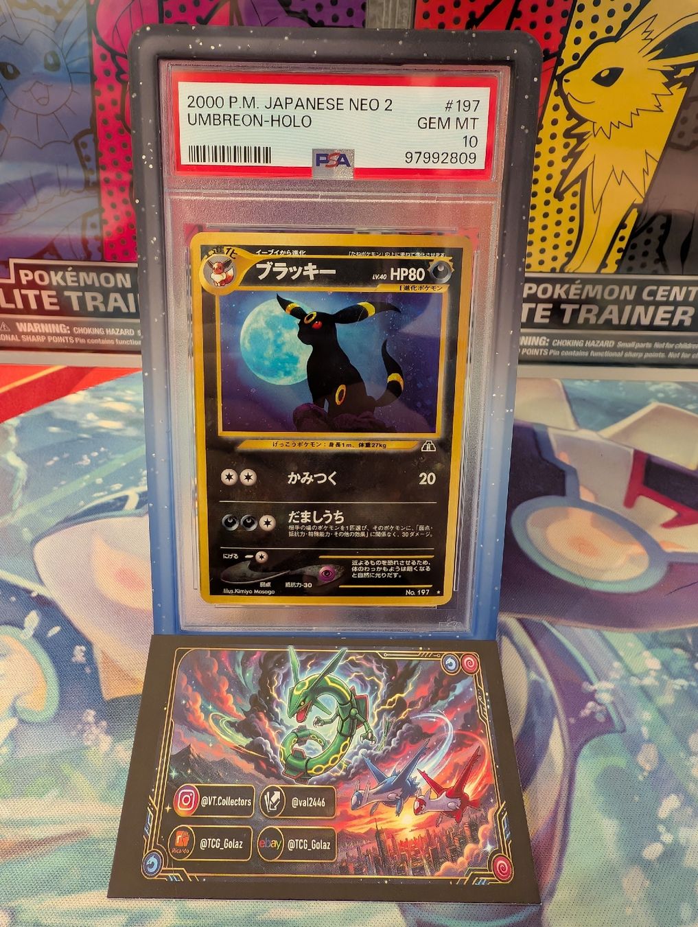 Pokémon Carte collezionabili: Pokemon Rare Umbreon Neo 2 PSA 10 Gem Mint – Nuovo (secondo la descrizione) da Morges venduto da TCG_Golaz