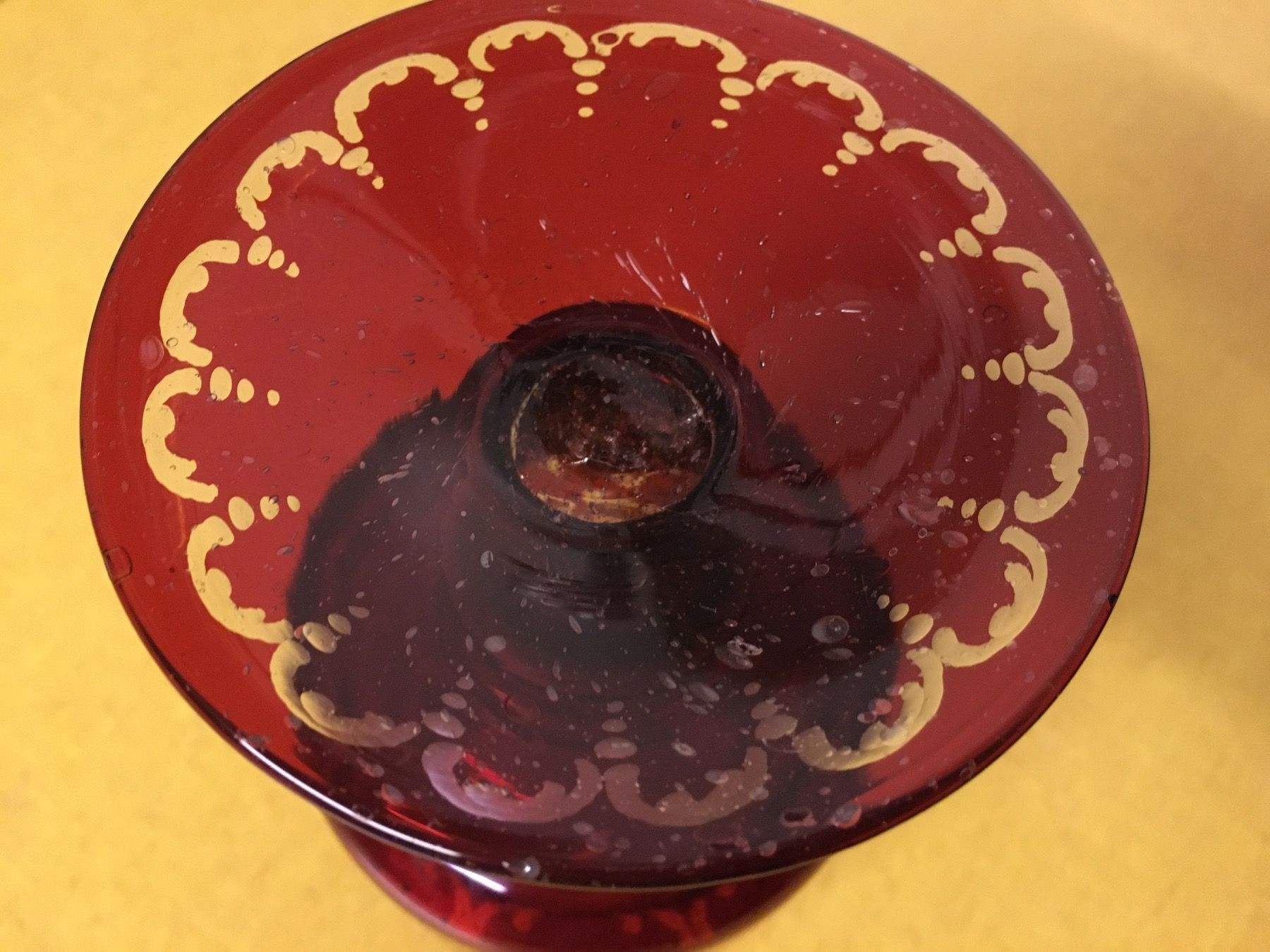 Bicchieri: Alte Böhmische Glas Pokal. – Usato da Lanzenhäusern venduto da vic63 6