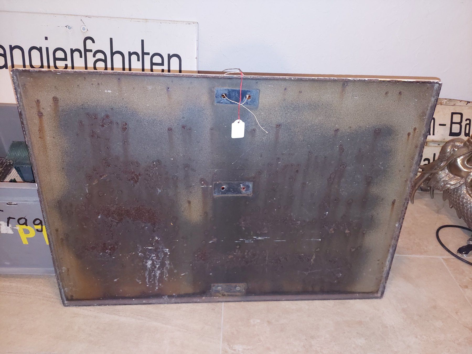 SBB/CFF/FFS Insegne: Schweres Emailschild mit herrlicher Patina – Usato da Siblingen venduto da rantiques 2