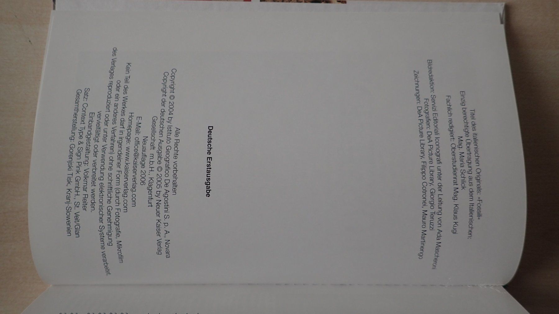 Libri: Fossilien Buch in Farbe – Usato da Rickenbach BL venduto da Oktober68 1