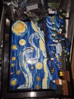Bausteine (Lego Alternative) Sternennacht Van Gogh mit LED S