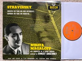 Stravinsky Nikita Magaloff Ansermet ED1 UK LP GEWASCHEN TOP