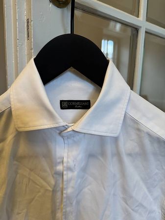 Corneliani Shirt, Size:15, 39, Cotton 100%, Made in Italy