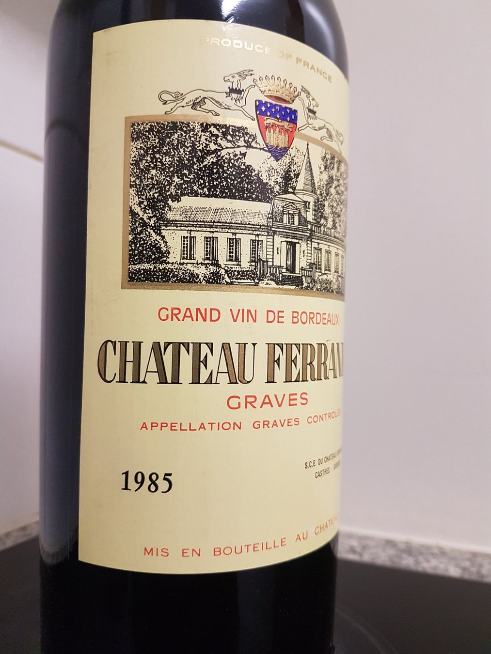 Wein: Chateau Ferrande 1985 Graves 150 cl. – Neu (gemäss Beschreibung) aus Grenchen von poggione 2