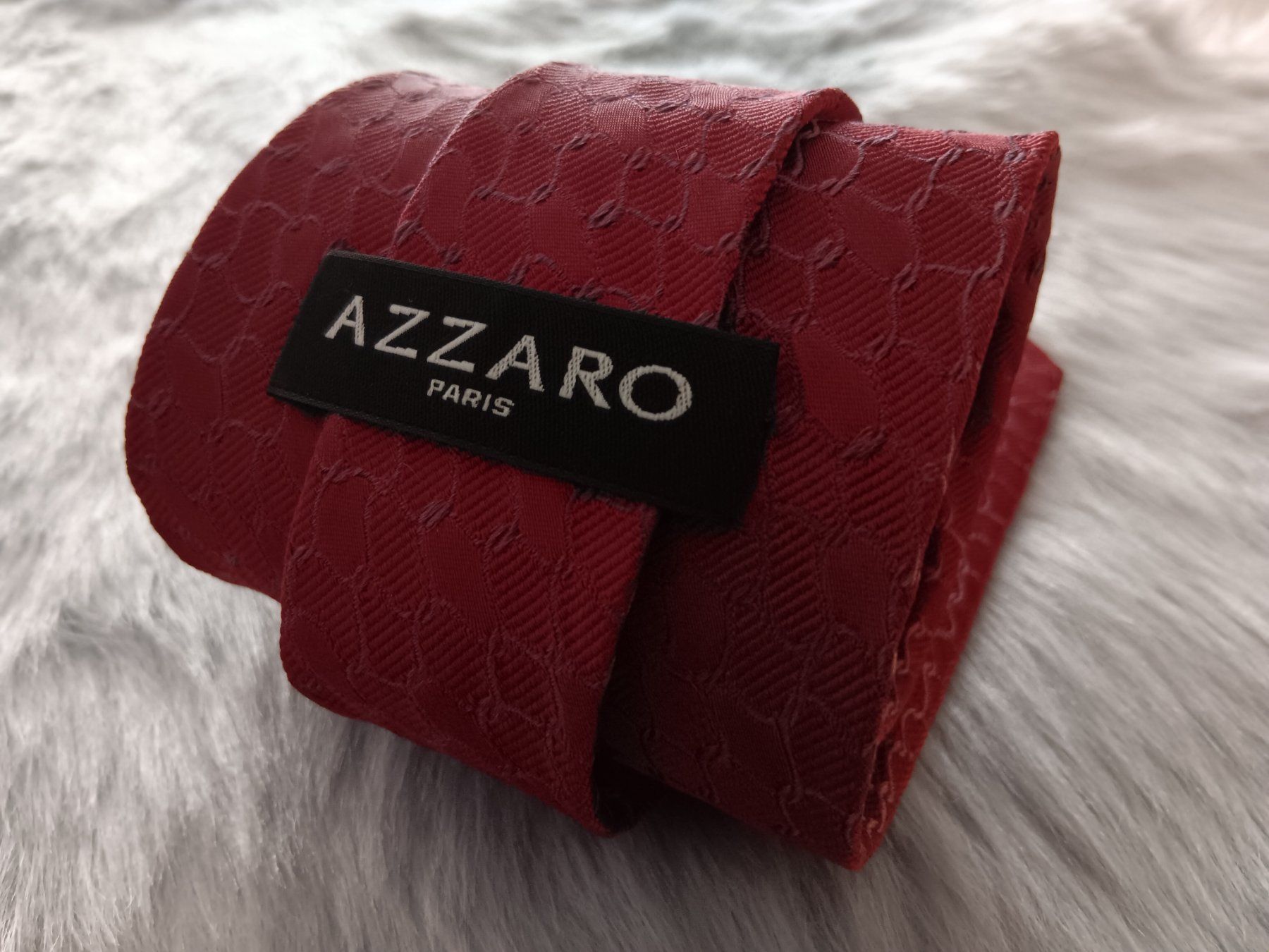 Krawatten: AZZARO Cravate en soie / Seiden Krawatte – Gebraucht aus Cossonay-ville von Super-Price-Quality 8