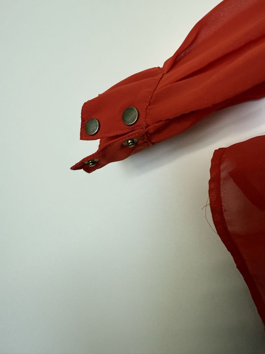 Camicette: Zalando Bluse, Grösse M, Orange, leicht transparentt – Nuovo (secondo la descrizione) da Olten venduto da smashbox 5