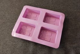 3x Silikonform für handgemachte Seife