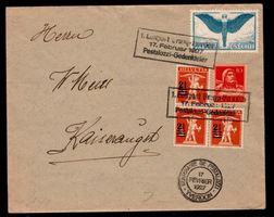 CH - Flugpost - Sonderflug - SF 27.1a nach Kaiseraugst