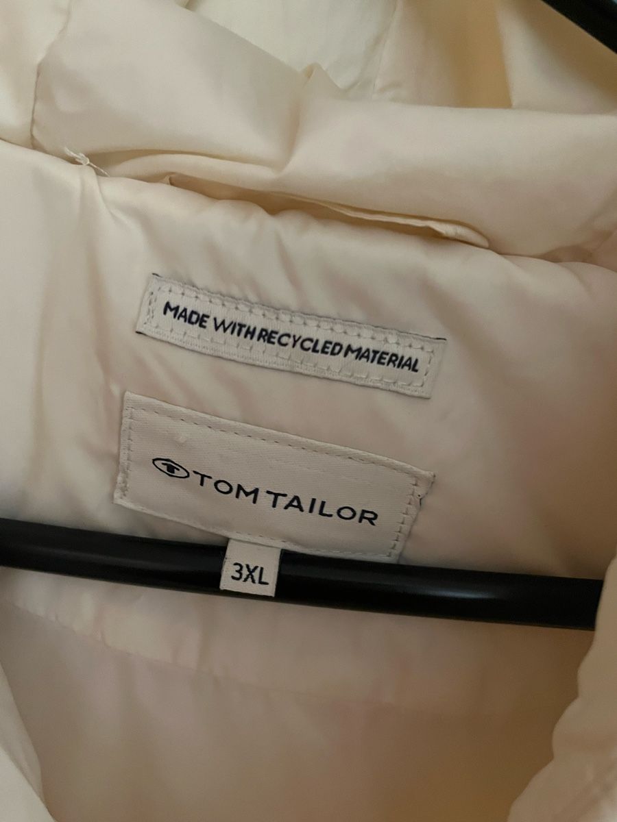 Tom Tailor Gilet & Giacche senza maniche: Tom Tailor Daunengilet ecru XXL – Nuovo e nell'imballaggio originale da Schwendibach venduto da didu12 2