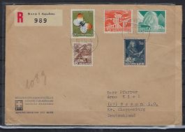 1952 Einschreibe Brief  Werbe  15007