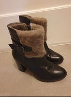 Bottines Globus cuir et fourrure 38