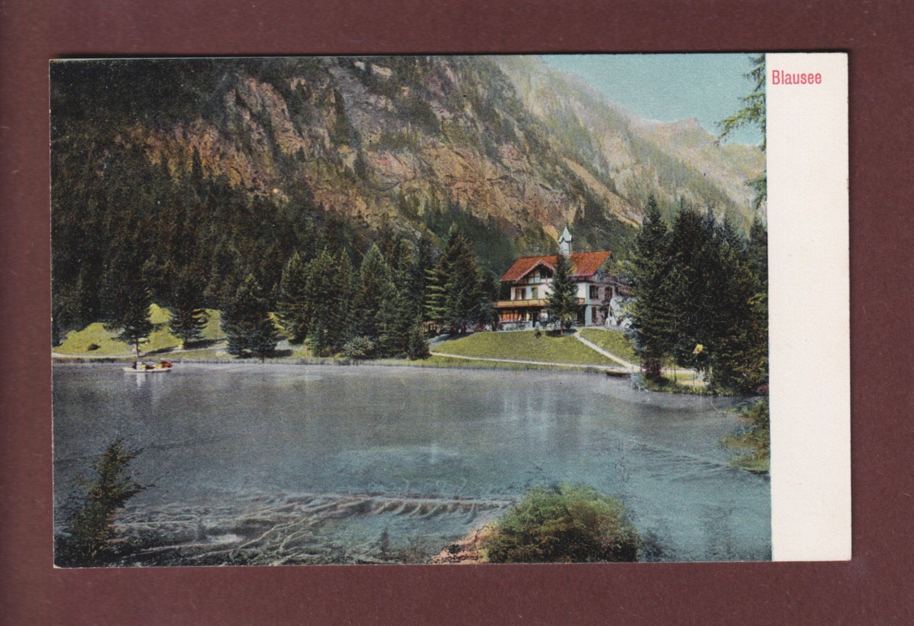 Cartoline postali: BLAUSEE im Kandertal – Usato da Pully venduto da nicecards