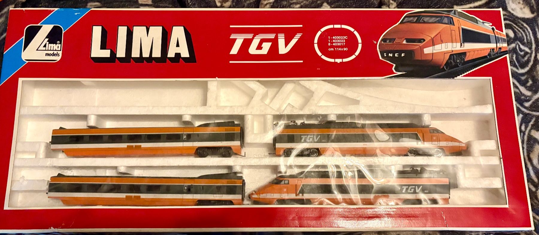 Lima Modellini di ferrovie: Lima TGV H0 mit OVP – Usato da Balsthal venduto da hammer008