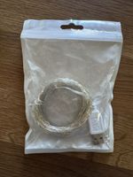 USB LED Lichterkette Warmweiss Draht Neu OVP