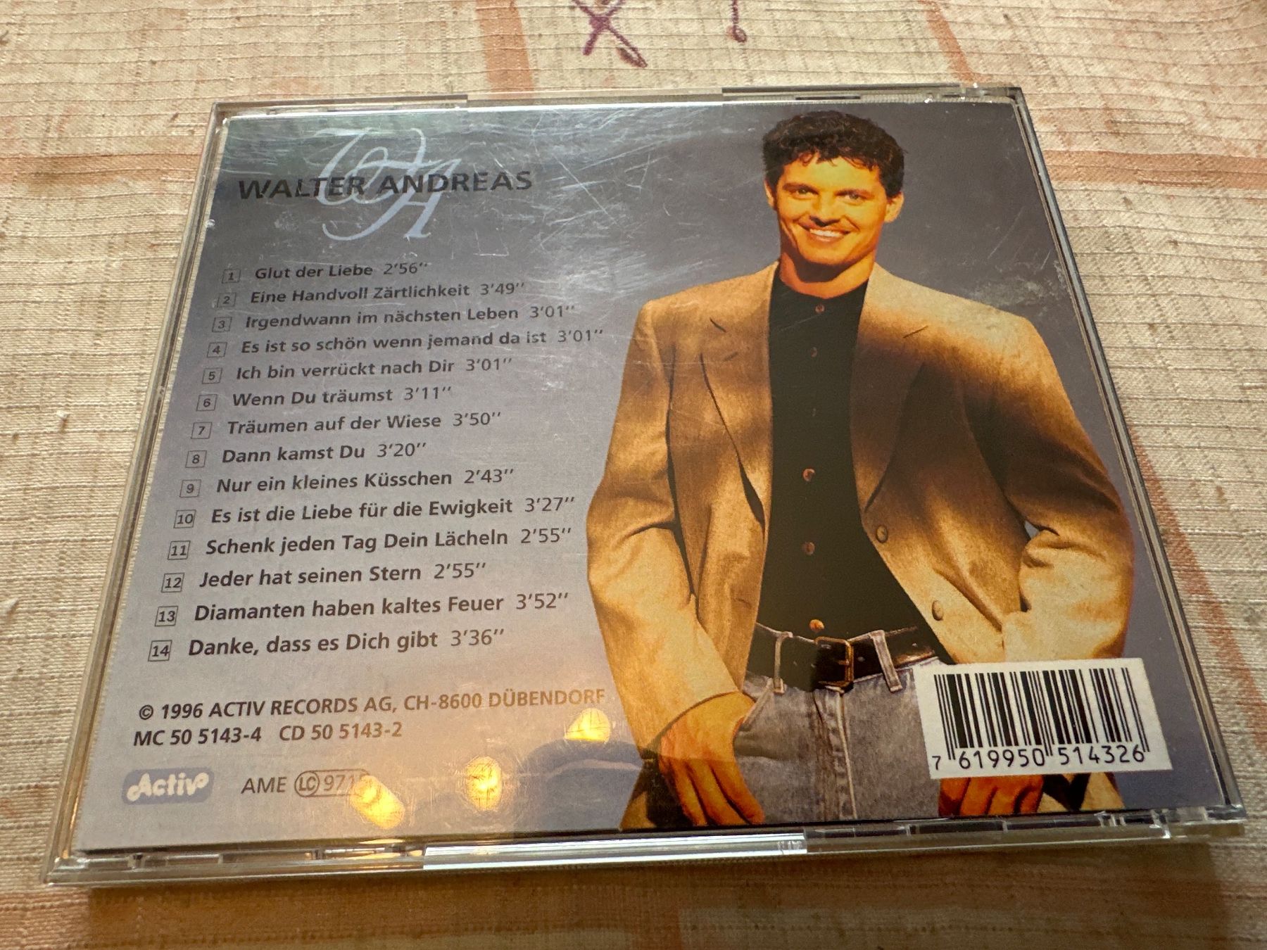 CD: Walter Andreas - Glut der Liebe – Usato da Schaffhausen venduto da D-MAC 1