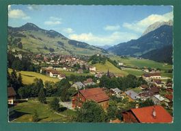 Château d'Oex, vue générale, Alpes vaudoises, ungelaufen